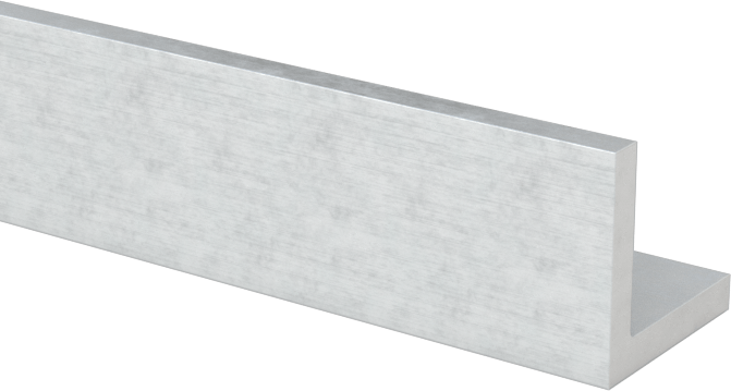 Çok Amaçlı 6061 Alüminyum 90 Derece Açı, Kare Kenarlı, 0.040 inç Kalınlık, 1/4" Dış Yükseklik
