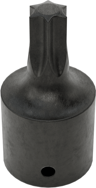 Kısa Darbeli Torx Uç Soketi, 1/4" Kare Tahrik, T30 Tahrik Boyutu — 1⁄4", Uç, T30