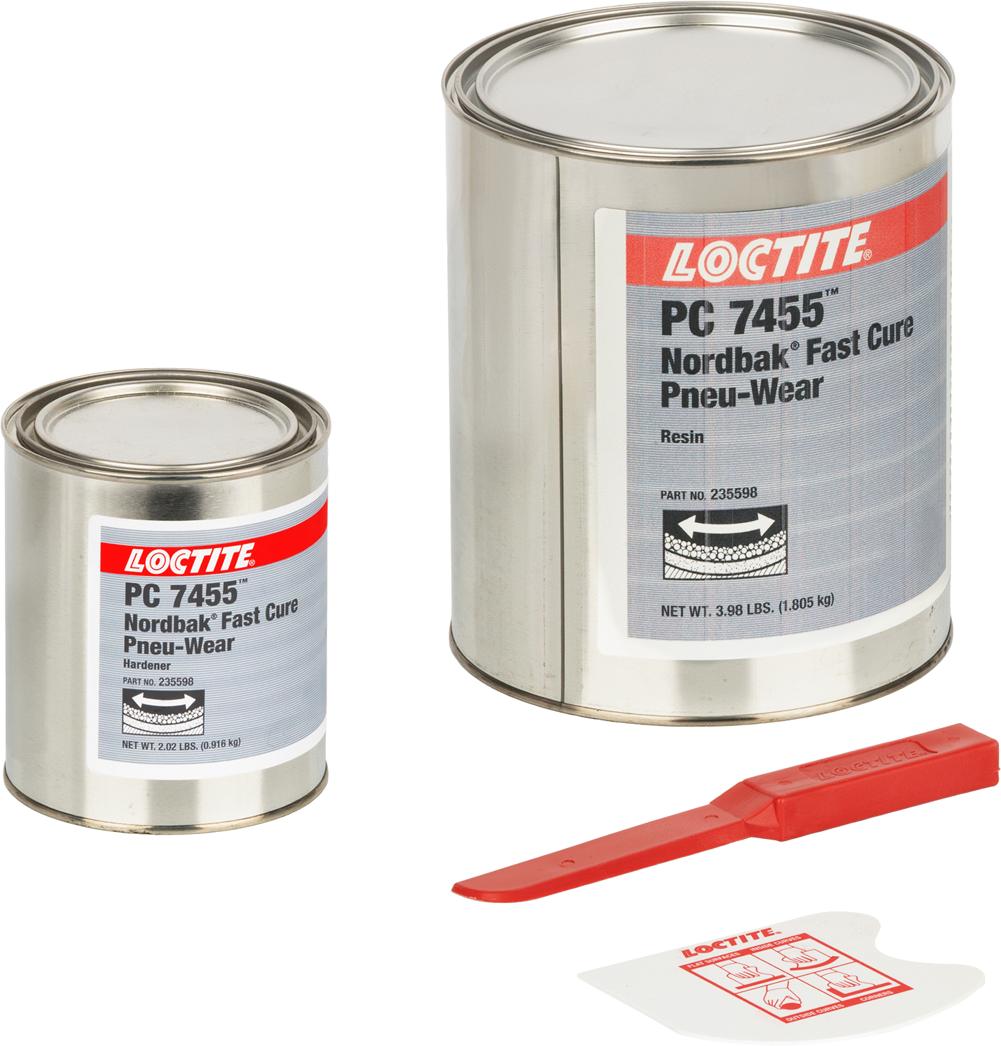 Metal için İnce Parçacıklı Aşınmaya Dayanıklı Yüzey Dolgu Maddeleri, Aşınmaya Dayanıklı, Loctite® PC7455, 6 lb. Teneke Kutu