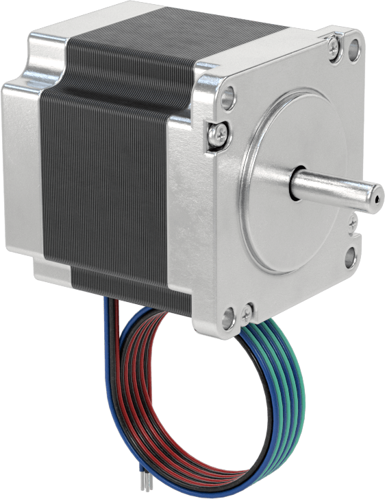 Ekonomik Step Motor, NEMA 23, 125 inç-oz. Maksimum Tutma Torku — Kare, 6 mm, 1.8°