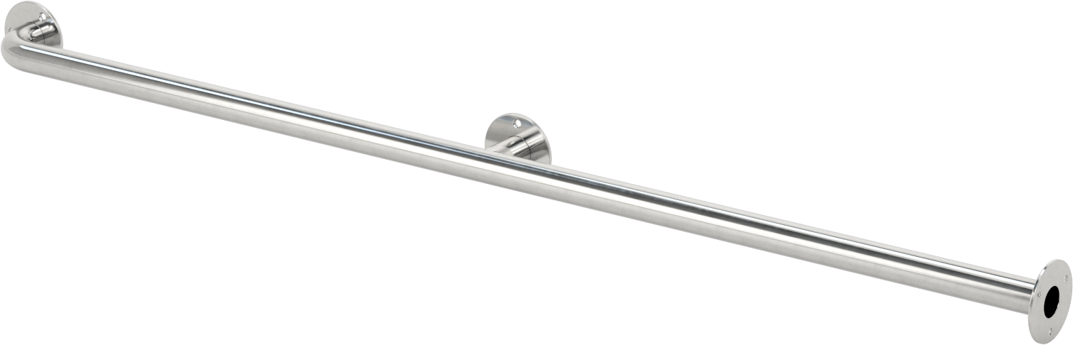 Pürüzsüz Tuvalet Bölme Tutunma Çubuğu, 1-1/4" Çap — 48", Tuvalet Bölmesi, 1 1⁄4"