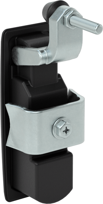 Yıkanabilir Basma Düğmeli Sıkı Tutuşlu Kam Mandalı, Göstergeli, Yükseltilmiş Düğme, 11/16" Maksimum Mandal Mesafesi
