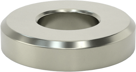 Büyük Boy Çelik Pul, 1/4" Vida Boyutu için, 0.281" İç Çap, 0.625" Dış Çap