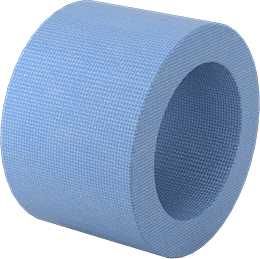 Polyester Kumaş Takviyeli PTFE Burçlu Yatak, Kuru Çalışma