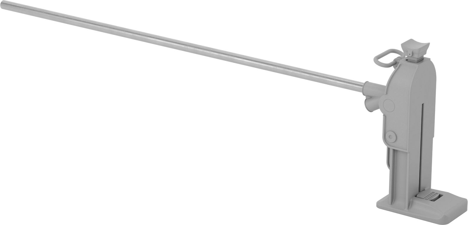 İki Yükseklikte Cırcırlı Kriko, Demir, 10 Ton/20000 lbs. Kapasite, 12" Maksimum Kaldırma — Demir