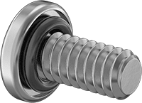 Sızdırmaz Silindir Başlı Vidalar, Floroelastomer Kauçuk O-Ring