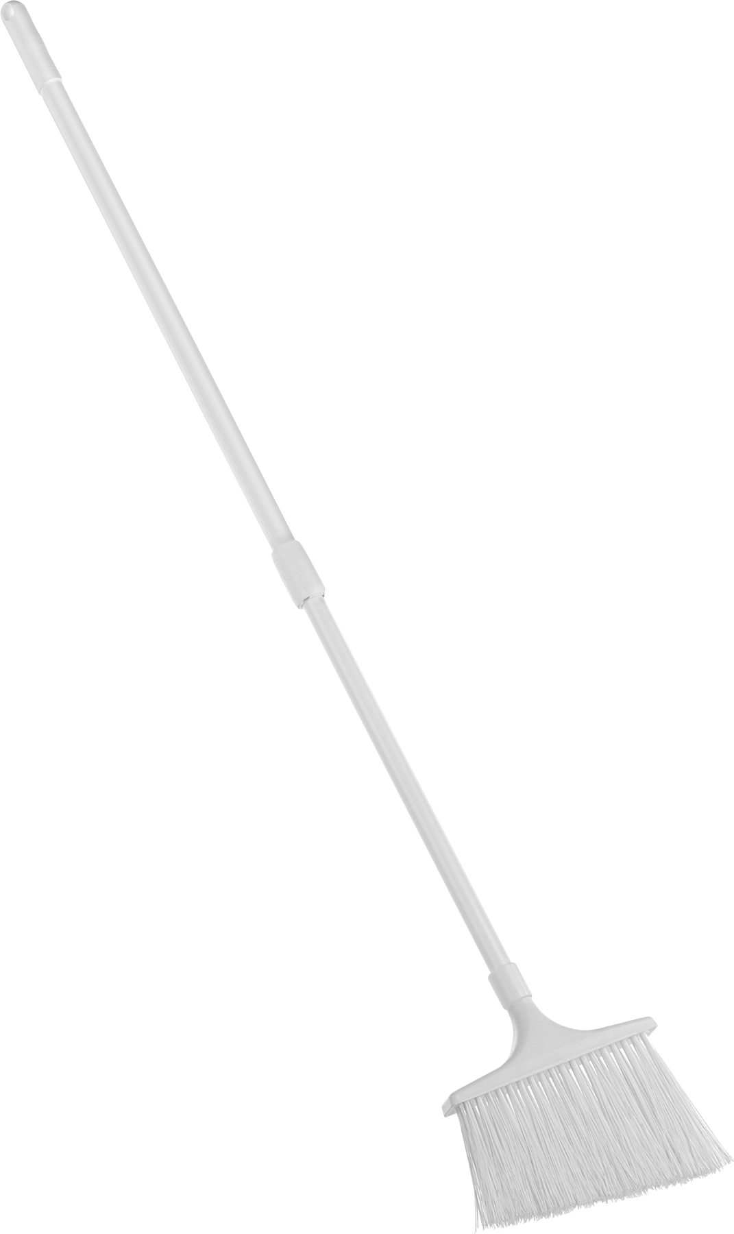 Açılı Süpürge, Yarı Pürüzsüz Yüzeyler için, Fiberglas Sap, 10" Genişlik