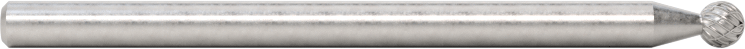 3/32" Çaplı Şaftlı Frez, Bilye, Anma Numarası, SD-61, Çift Kesimli Diş