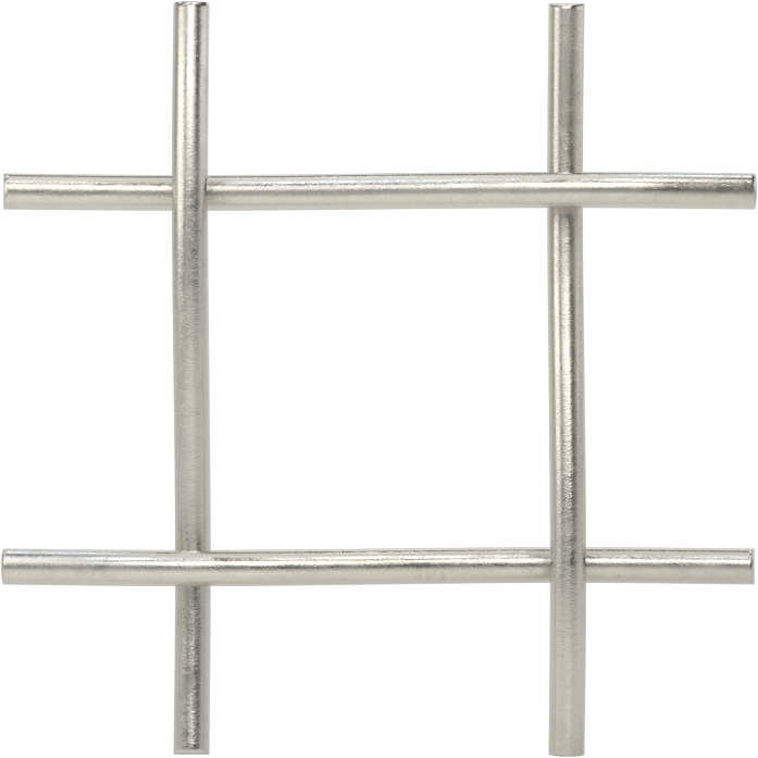316 Paslanmaz Çelik Filtre Ağı, Levhalar, 2 x 2 Örgü Boyutu, 0.453" Açıklık Boyutu