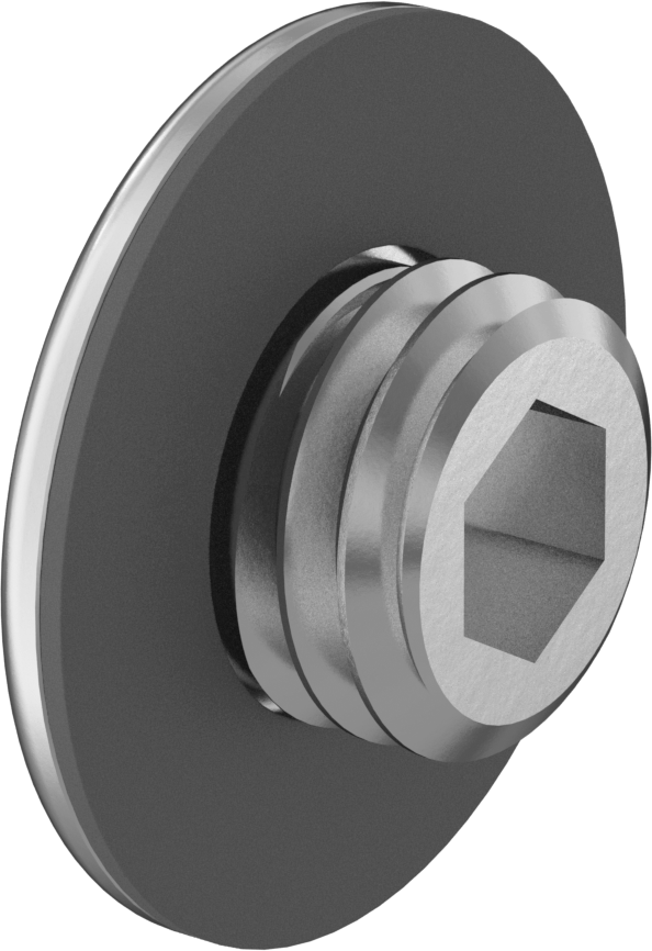 Muhafazalar için Hijyenik Dişli Tapalar, M10 x 1.5 mm Diş