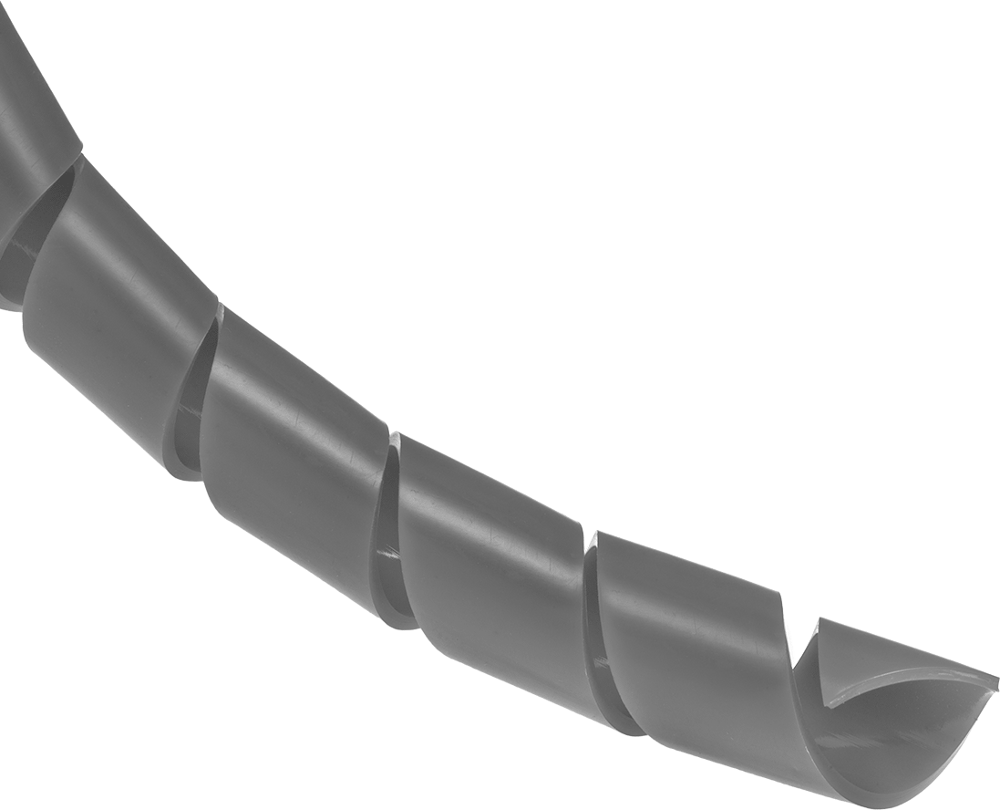 Spiral Tel Kılıf, Polietilen, 1/16" İç Çap