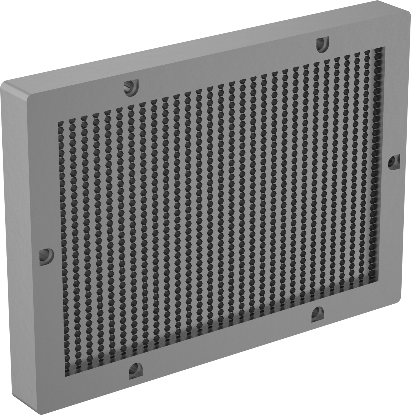 EMI/RFI Korumalı Elektrik Muhafazası Havalandırması, 4" x 6" Açıklık için