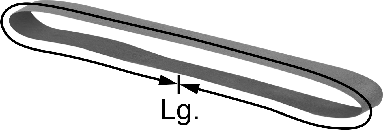 Kayışlı Zımpara Çubukları için Zımpara Kayışları, 1/4" Genişlik x 12-3/4" Uzunluk, Ekstra Pürüzsüz Yüzey için