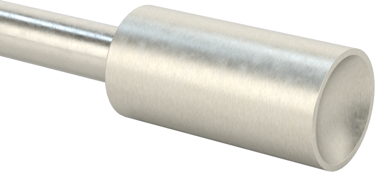 Örgü Tel Kaplamalı Takma Isıtıcı, 1/2" Delik için, 120V AC, 1" Uzunlukta Isıtma Elemanı, 50W