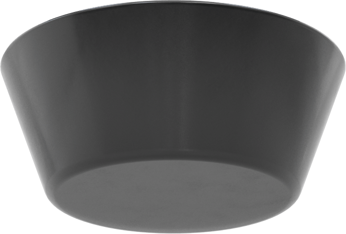 SBR Kauçuk Konik Tapa, Anma Ölçüsü 16, 3-19/32" ila 4-7/8" İç Çap için, Delik Olmadan