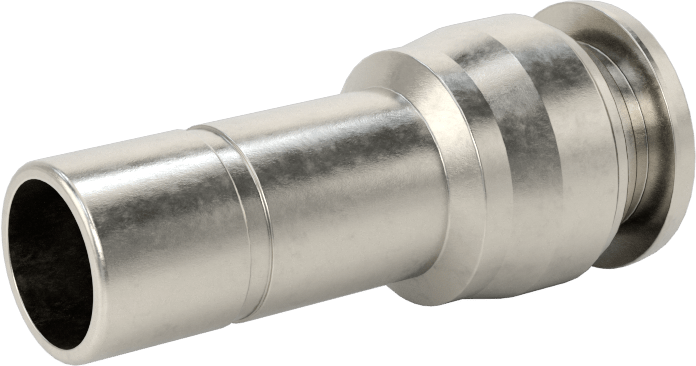 Yüksek Sıcaklık Bas-Bağlan Bağlantı Elemanı, Redüktör, 10 mm Boru Dış Çapı x 12 mm Boru Gövde Dış Çapı için