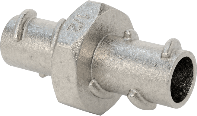 Esnek Metal Kanal için 316 Paslanmaz Çelik 1/2 Anma Ölçüsü Konektör — 316 Stainless Steel, Stainless Steel, Düz, Konektör