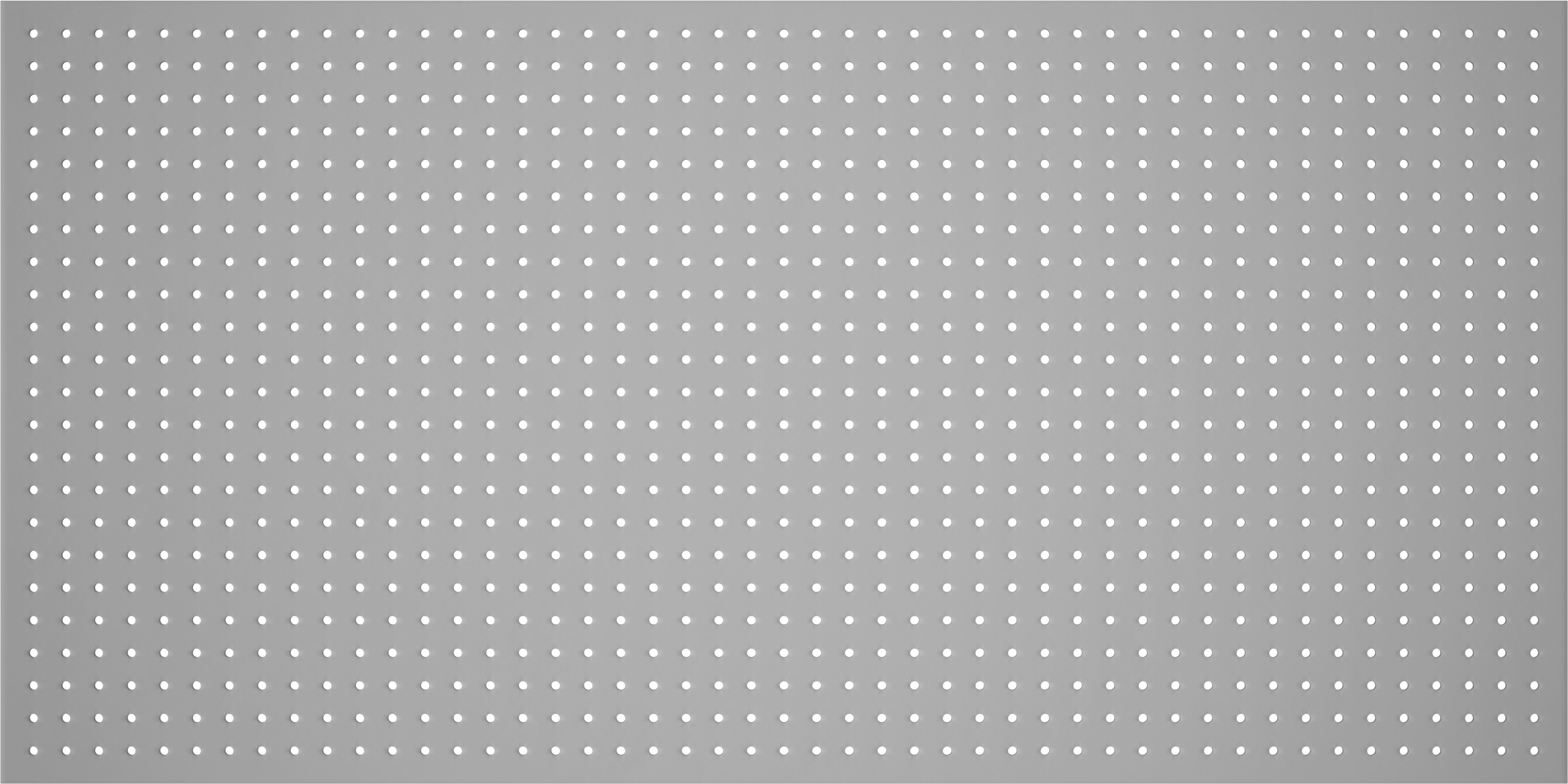 Delikli Pano, Kahverengi Sert Levha, 9/32" Çapında Çivi Deliği, 48" x 24" — 48", Hardboard, Wood, 24"