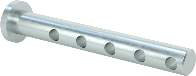 Uzunluğu Seçilebilir Çatal Pim, Çinko Kaplamalı 1004-1045 Karbon Çelik, 3/16" Çap, 1.5" Uzunluk