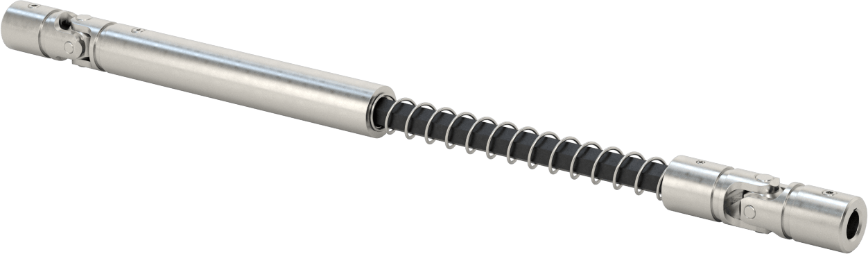 Hızlı Değiştirilebilir Çift U-Mafsal, 3/8" Çap x 15/16" Derinlikli Mil için