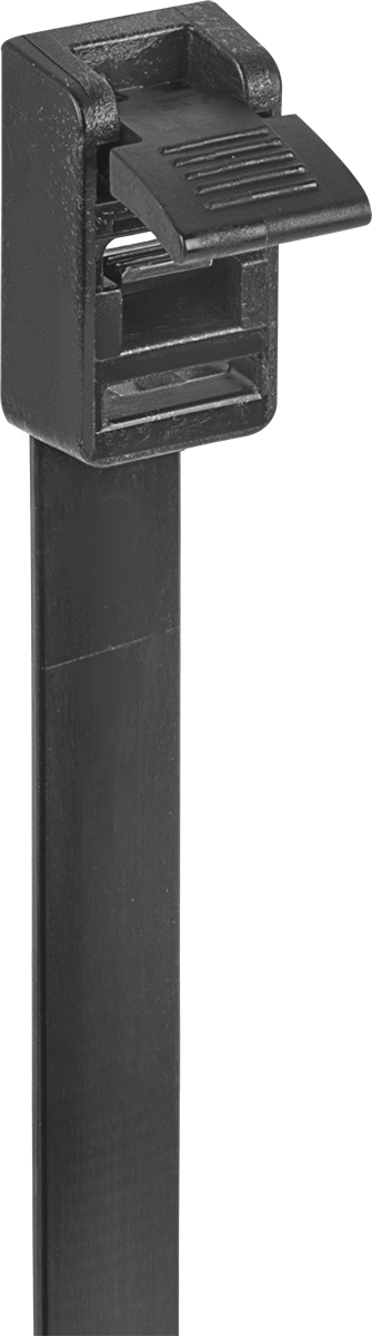 Ayarlanabilir Naylon Kablo Bağı, Çevirerek Açma, Ekstra Geniş, 29-1/2" Uzunluk, Siyah — Ekstra Geniş, 29 1/2", Naylon