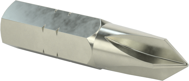 Frearson Ucu, 1/4" Altıgen Şaft, 1" Toplam Uzunluk