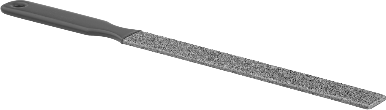 Entegre Saplı Dikdörtgen Karbür Törpü, 1/8" Kalınlık, Kaba Yüzey (46 Kum x 80 Kum)