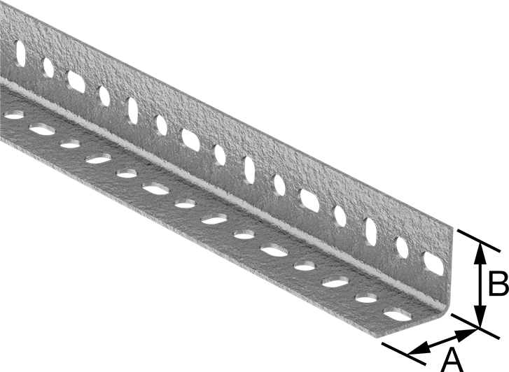 Galvanizli Çelik L Şeklinde Çerçeve Rayı