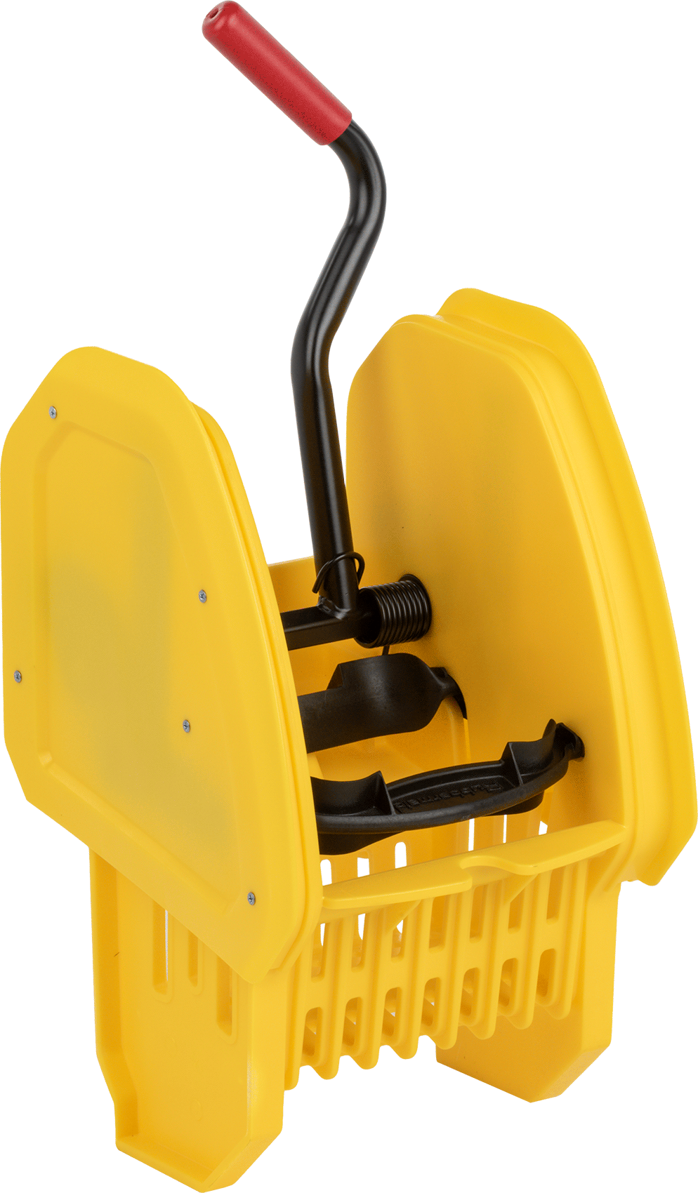 Paspas Sıkma Makinaları, Aşağı Doğru Tip, 35 qt. paspas kovaları için, Sarı