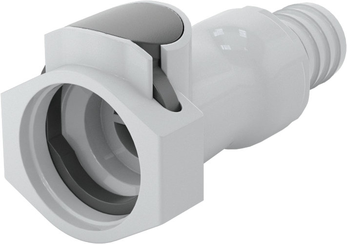 Hızlı Bağlantı Tüp Bağlantısı, Soket, 3/8 Boyutu, 5/8" Hortum İç Çapı için