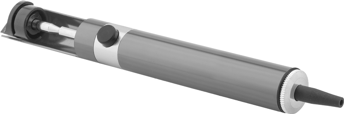 Pompa Hareketli Lehim Sökme Aleti, 5/64" İç Çap x 3/4" Uzunluğunda Uçlu — 5⁄64", 7 3⁄4", 3⁄4"