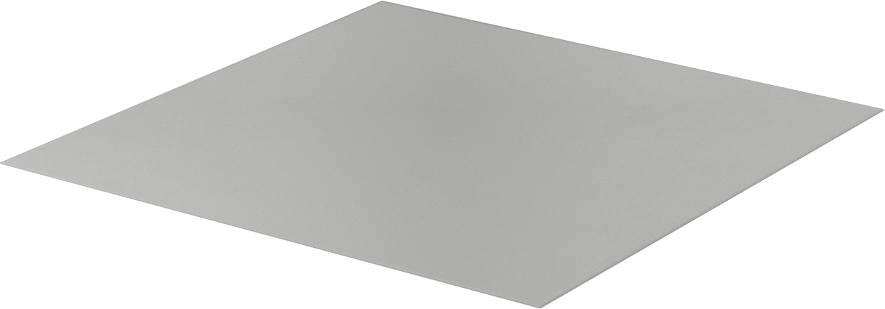 Yüksek Mukavemetli Yüksek Sıcaklık Silikon Kauçuk Levha, Gri, 12" x 12", 0.5 mm Kalınlık