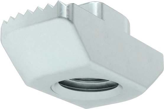 Statik Kontrol T-Yivli Çerçeve Bağlantı Elemanları, 30 mm Yüksekliğinde Ray için Takmalı Çekiç Somunu, M6 Diş