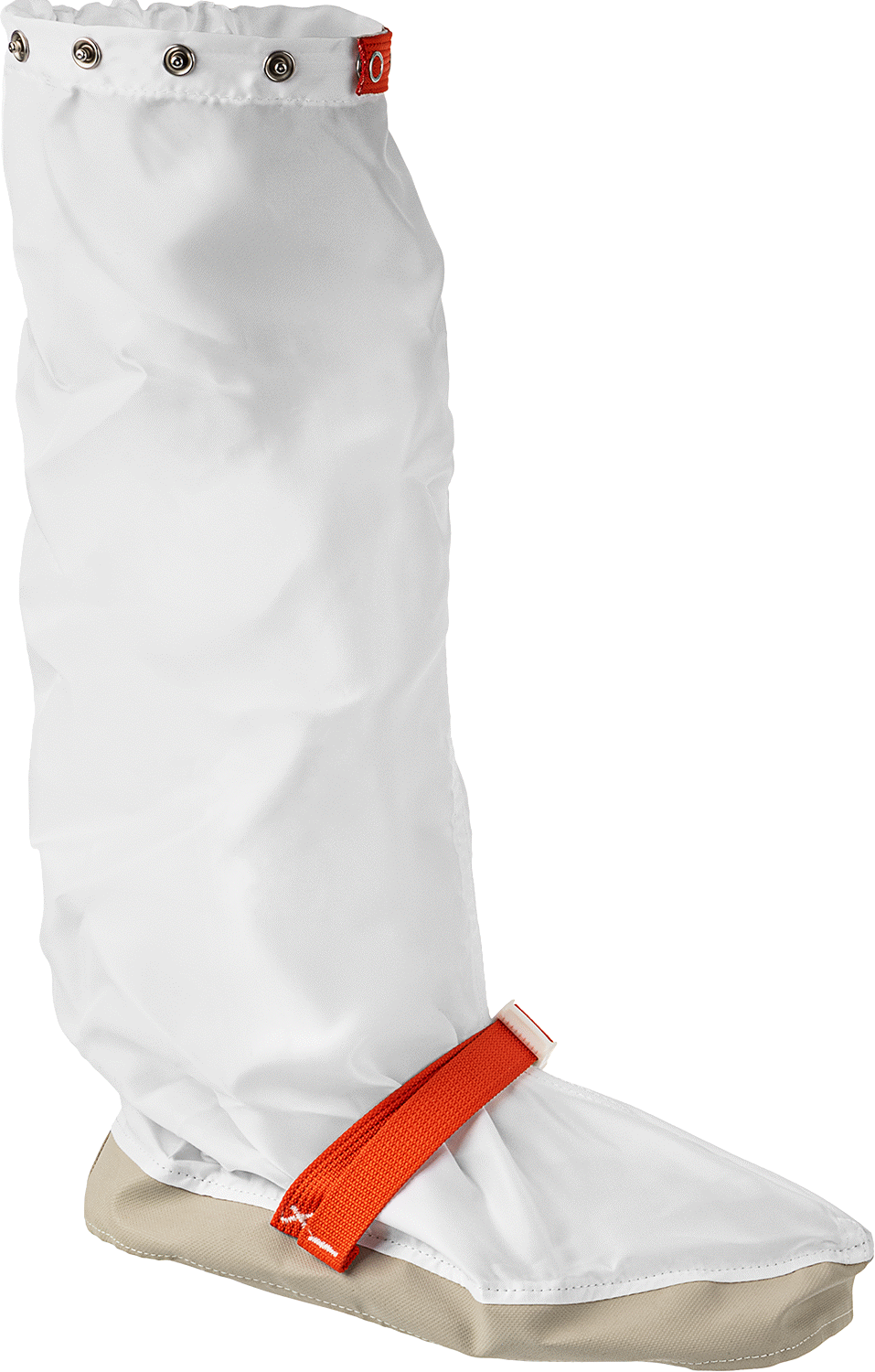Temiz Oda Ayakkabı Kılıfları, Polyester Kumaş, Erkek Ayakkabı Bedeni 6 ila 7-1/2 için — Suya Dayanıklı, Beyaz, Bot Kapakları