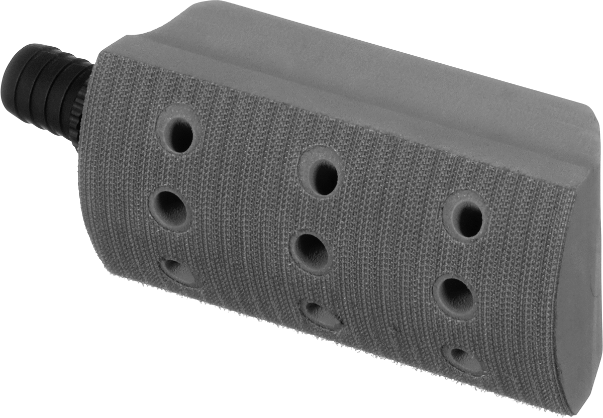 Toz Toplayıcı Levha Zımpara Bloğu, Yuvarlak Yüzlü, 2-3/4" Genişlik x 5-1/4" Uzunluk