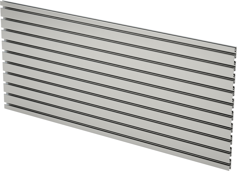 T-Yivli Panel, T-Yivli Çerçeve için 36" Genişlik x 15-3/4" Yükseklik
