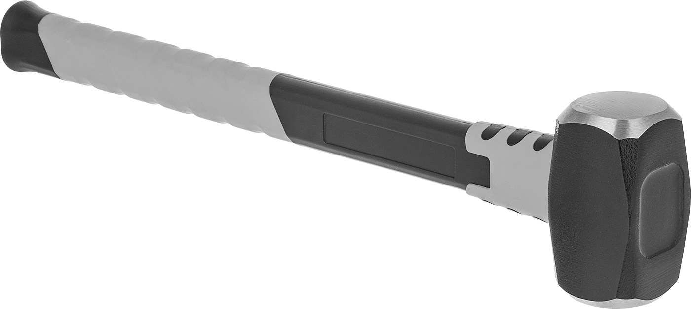 Çelik Yüzlü Balyoz, Polipropilen Sap, Fiberglas Çekirdek, 1-5/8" Çaplı Yüz