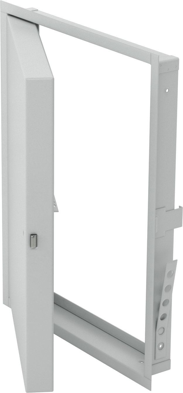 Aşınmaya Dayanıklı Çelik Yangına Dayanıklı Erişim Paneli ve Çerçevesi, Tavan ve Duvar Montajı, 24-3/8" x 18-3/8" Kesik için