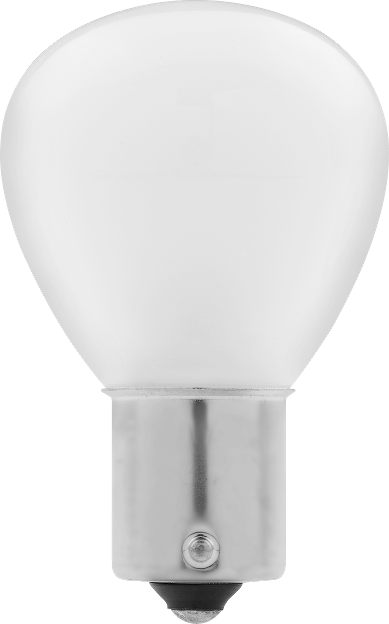 Minyatür Ampul, Bayonet Taban, Tek Temas, Konik, Ticaret #1143If — 12.5V AC/12.5V DC, Buzlu, 1143IF