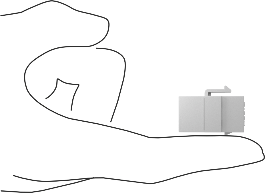 Keystone Duvar Plakaları için USB Adaptörü, USB C Dişi x USB C Dişi Standart 3.2 Gen 1, Beyaz