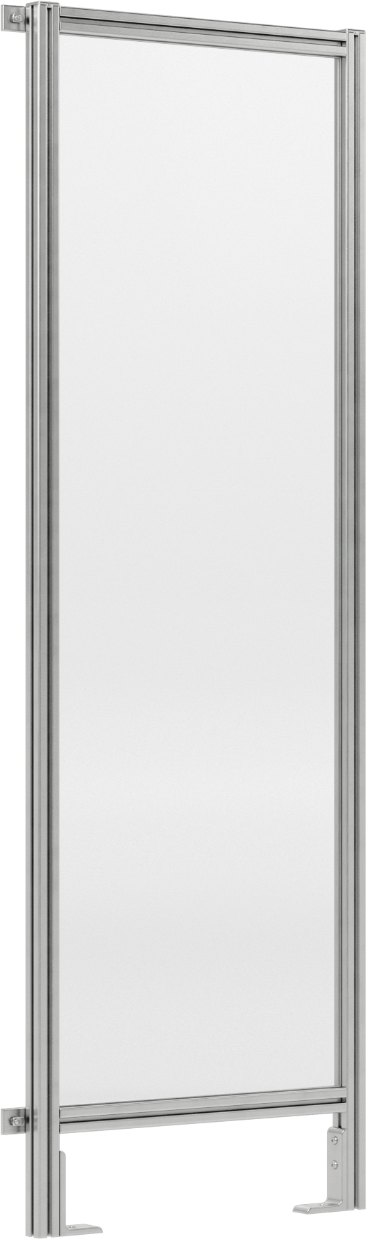 6 Fit Toplam Yükseklik x 2'0" Genişlik, T-Yivli Çerçeveleme Makinesi Koruyucusu için Katı Panel