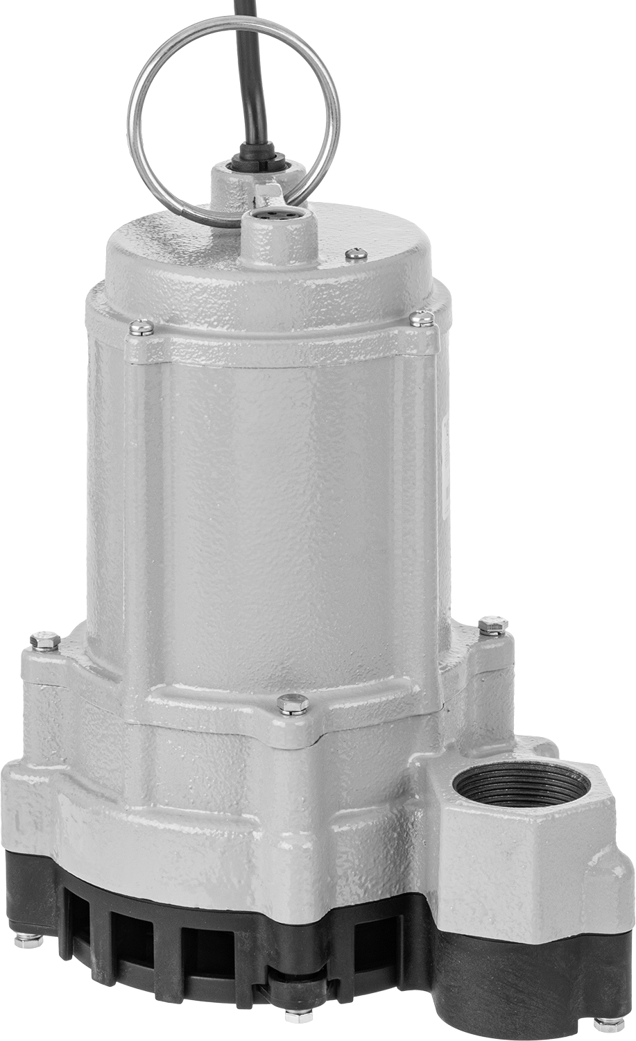 Küçük Katı Maddeler İçeren Su için Tahliye Pompası, Yüksek Akışlı, Anahtar Olmadan, 120V AC, 2/5 hp