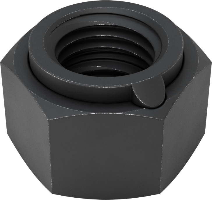 Aşırı Titreşim için Çelik Emniyet Somunu, Sınıf 8, M20 x 2.5 mm Diş