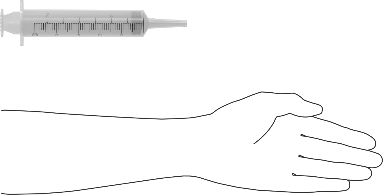Plastik Şırınga, 0.149" İç Çap Konik Uç, Şeffaf, 50 ml Kapasite