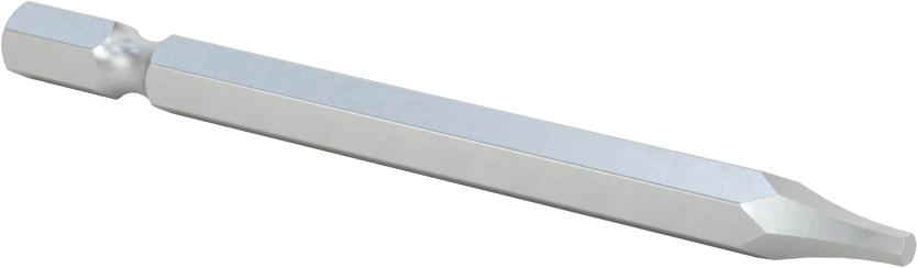 Paslanmaz Çelik Vidalar için Altıgen Uç, Elektrikli Aletler için 1/4" Altıgen Şaft, 3 mm Boyut