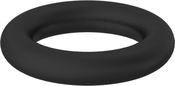 Düz Dişli Bağlantılar için Kimyasal Dirençli Sert Viton® Floroelastomer O-Ringler, Düz Dişli Bağlantılar için, Sert, Dash No. 901
