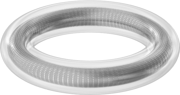 Viton® Floroelastomer O-Ring, Ultra Kimyasal Dirençli, FEP Kaplı, Dash No., 010