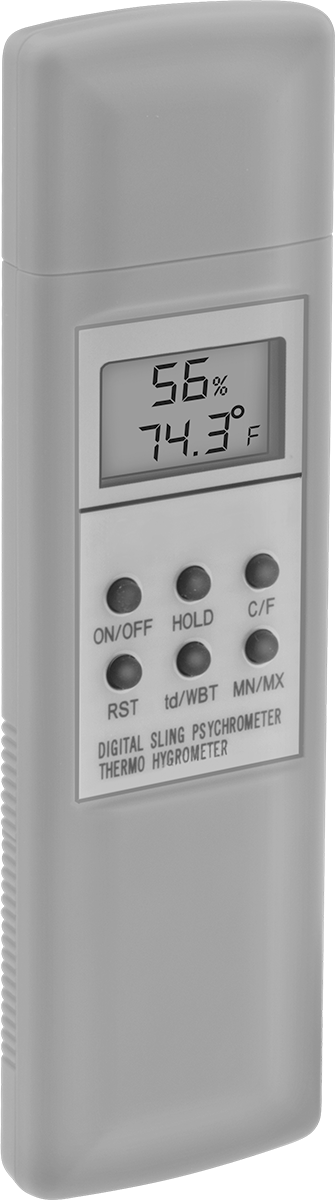 El Tipi Nem ve Sıcaklık Ölçer, %10 ila %90 Bağıl Nem — Celsius, Fahrenheit