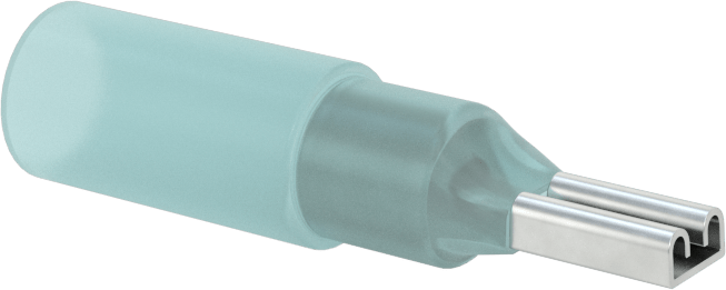 Manşon Yalıtımlı Isıyla Daralan Faston Terminaller, Dişli, 16-14 AWG için, 0.110" Genişlik x 0.020" Kalınlık