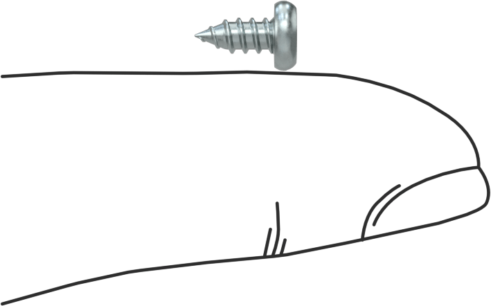 Çinko Kaplı Çelik Yivli Yuvarlak Başlı Vidalar, Sac Metal için, 4 Numara Boyut, 1/4" Uzunluk